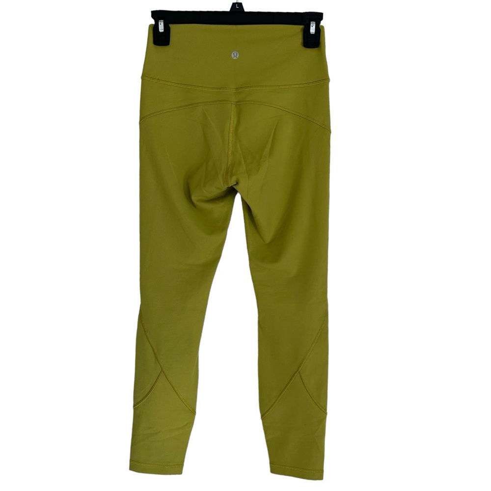 Lululemon In Movement Tight 25" *Everlux Golden Lime Size 6